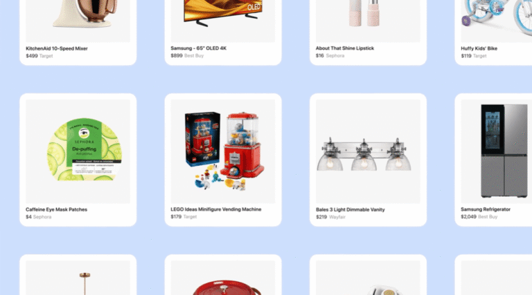 Affichage de fiches produits
